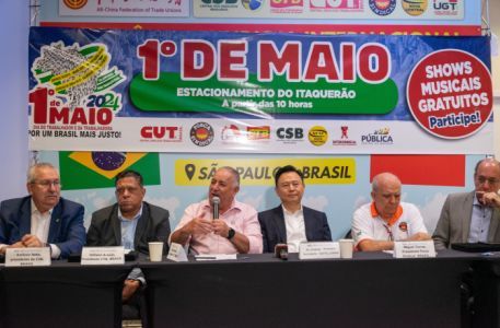 CUT e centrais anunciam ato do 1° de Maio. Celebração será no Itaquerão em São Paulo