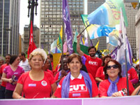 Centrais Sindicais e movimentos sociais realizam Dia Nacional de Mobilização em apoio à Dilma Rousse