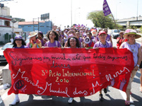 Com a presença de mulheres de todo o País, marcha mundial encerra jornada de 10 dias