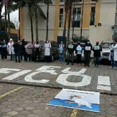 Sindsaúde SP realiza ato em defesa dos trabalhadores com campanha Eu Fico - 02.06.2020