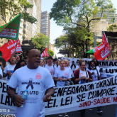 Sindsaúde MG participa de atos pelo piso salarial da enfermagem em Belo Horizonte - 12 e 13 setembro 2022