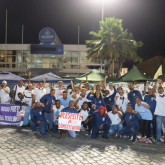 Sindacs BA realiza acampamento em Salvador pelo piso salarial da categoria - setembro 2022