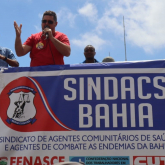 Sindacs BA realiza acampamento em Salvador pelo piso salarial da categoria - setembro 2022