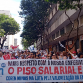CNTSS/CUT participa de Dia Nacional de Luta pelo piso salarial da enfermagem - 14/02/2023