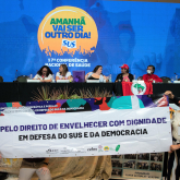 Dirigentes da CNTSS/CUT acompanham 17ª Conferência Nacional de Saúde - Brasília - julho 2023
