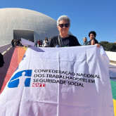 Dirigentes da CNTSS/CUT acompanham 17ª Conferência Nacional de Saúde - Brasília - julho 2023
