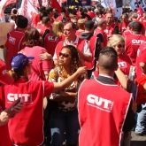 CNTSS/CUT participa de ato contra PL 4330 em frente a FIESP